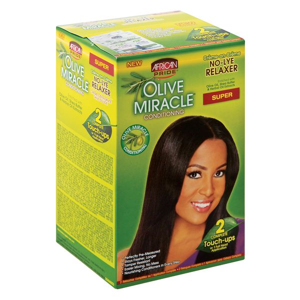 African Pride - No Lye Relaxer Super - 2 Application