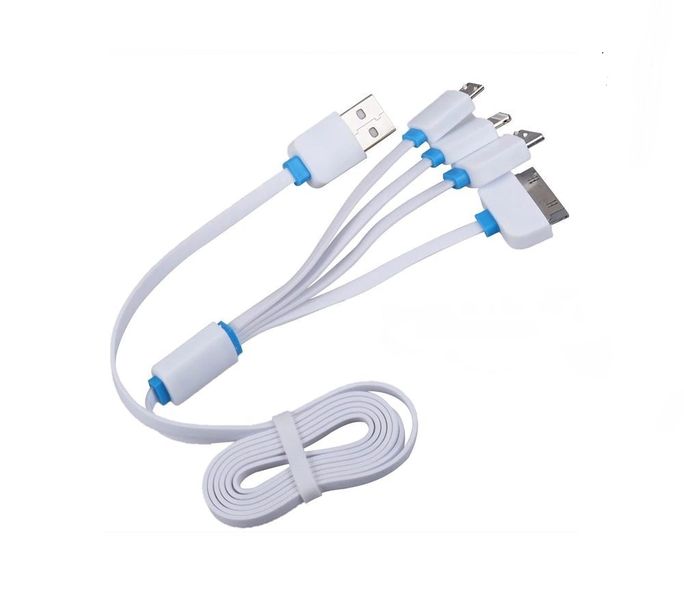 Multi Charging Cable 4 in 1 Multiple USB Charger Cord Adapter