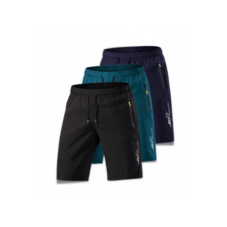 Men's Assorted Colour AeroStride Tech-Trio Shorts - 3 Pack Image