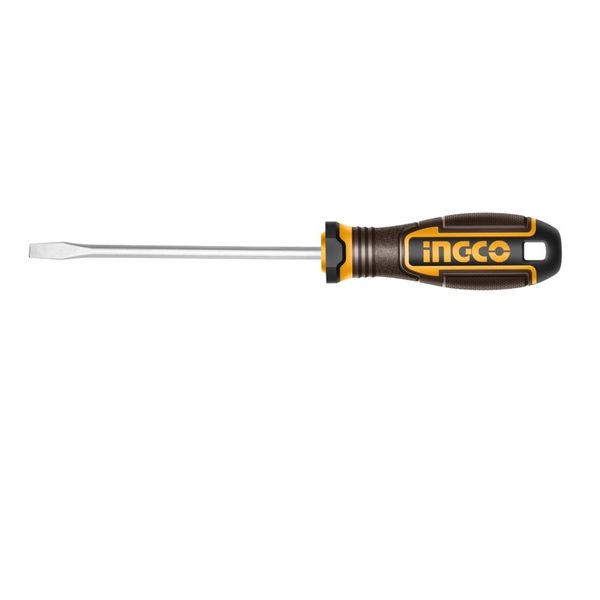Ingco - Magnetic S2 Slotted Screwdriver (5.5 × 100 mm)