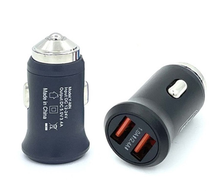 universal usb car charger 2 port