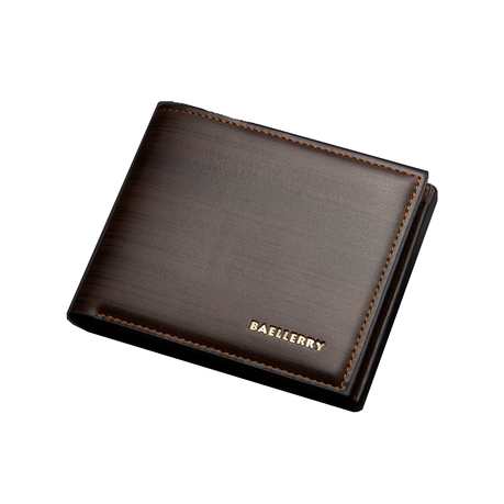 Baellerry Men s PU Leather BiFold Wallet with Box Shop Today