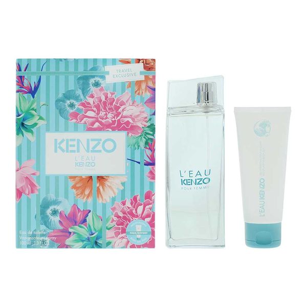 Kenzo L'eau Pour Femme 2 Piece Gift Set: Edt 100ml Parallel Import)