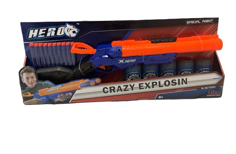 Hero X Bullet Gun Crazy Explosion Edition