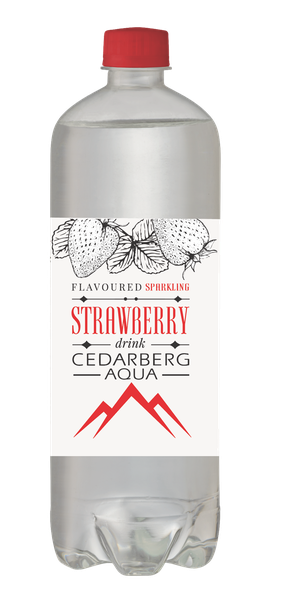 12 x 1l Cedarberg Aqua Strawberry Sparkling Water