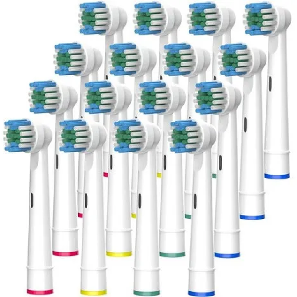 Oral-B Compatible Electric Toothbrush Replacement Heads, 16-Pack