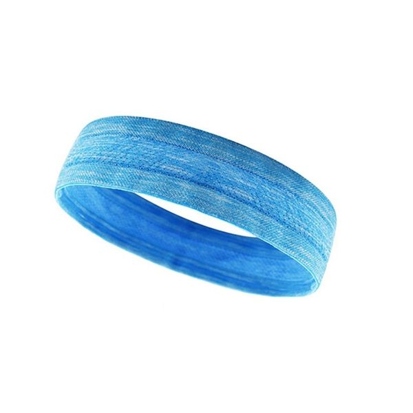 Sports Breathable Non-Slip Workout Headband Sweatband - Sky Blue
