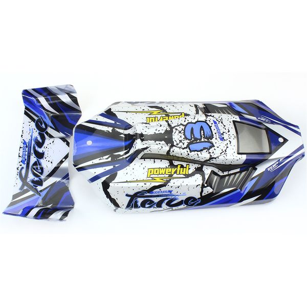 Rc Car Body Shell Car Cover Tail Wing for Wltoys 124017 1/12 Rc Car