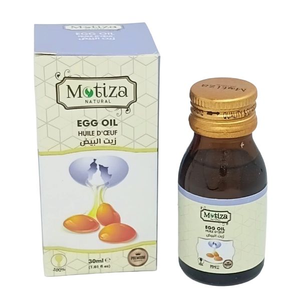 Motiza Natural Egg Oil - 30ml (100% Natural)