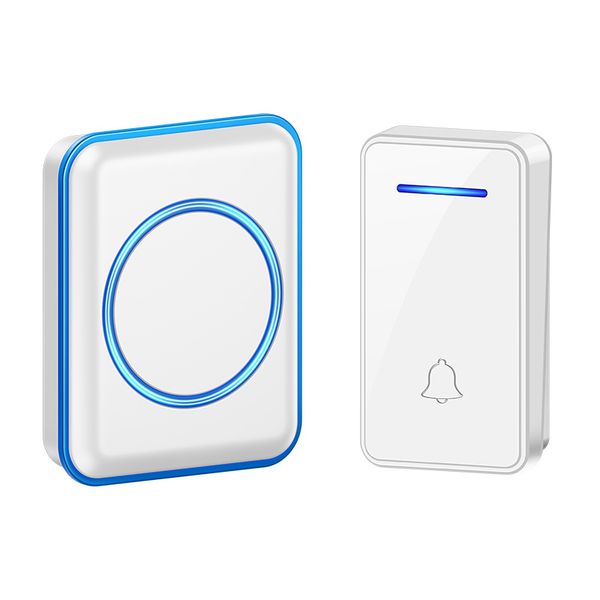 Wireless doorbell kit, battery-free self-powered doorbell, 500-foot range