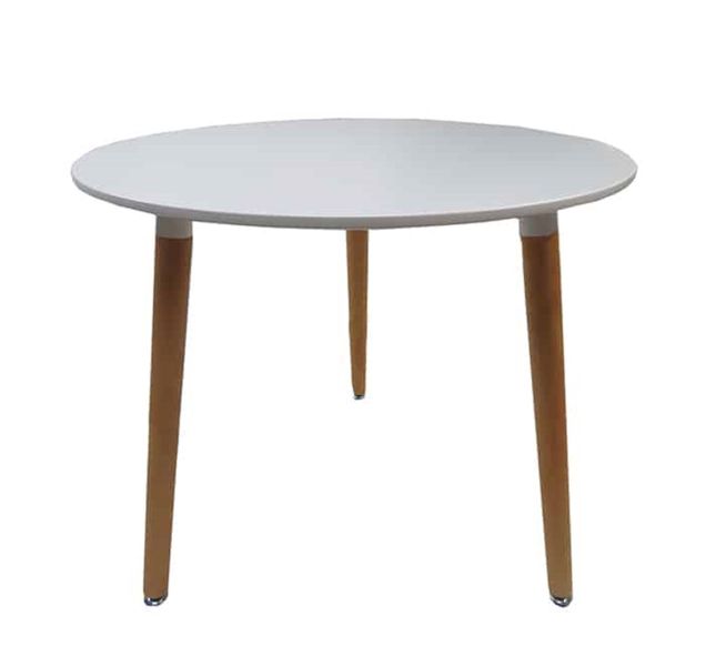 Round Cafe Table MDF Wood