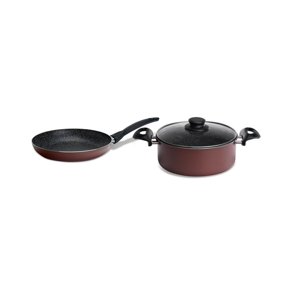 CEM - Mars Aluminium 2-Piece Deep Pot &amp; Pan Set