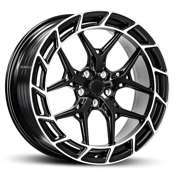 20" FORD American OffRoad 6/139PCD Wheels - SatinBlck Machined Lip (20B1/5)-Set Of 4
