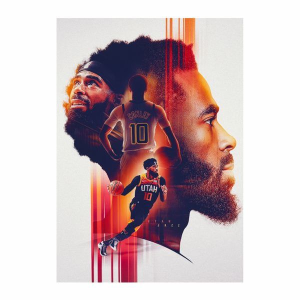 Mike Conley Utah Poster - A1
