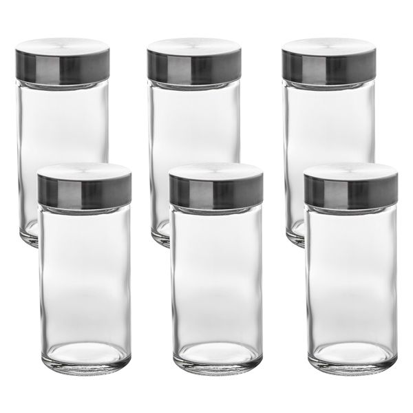 5five 6Piece Glass Spice Dispenser