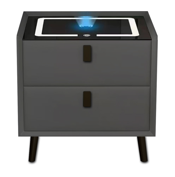 Modern Wireless Smart Bedside Table - K29 - 1 Grey