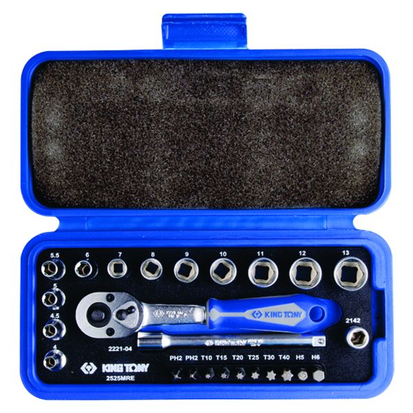 25 Piece 1/4Dr Socket Wrench Set Metric (Eva) Shop Today. Get it