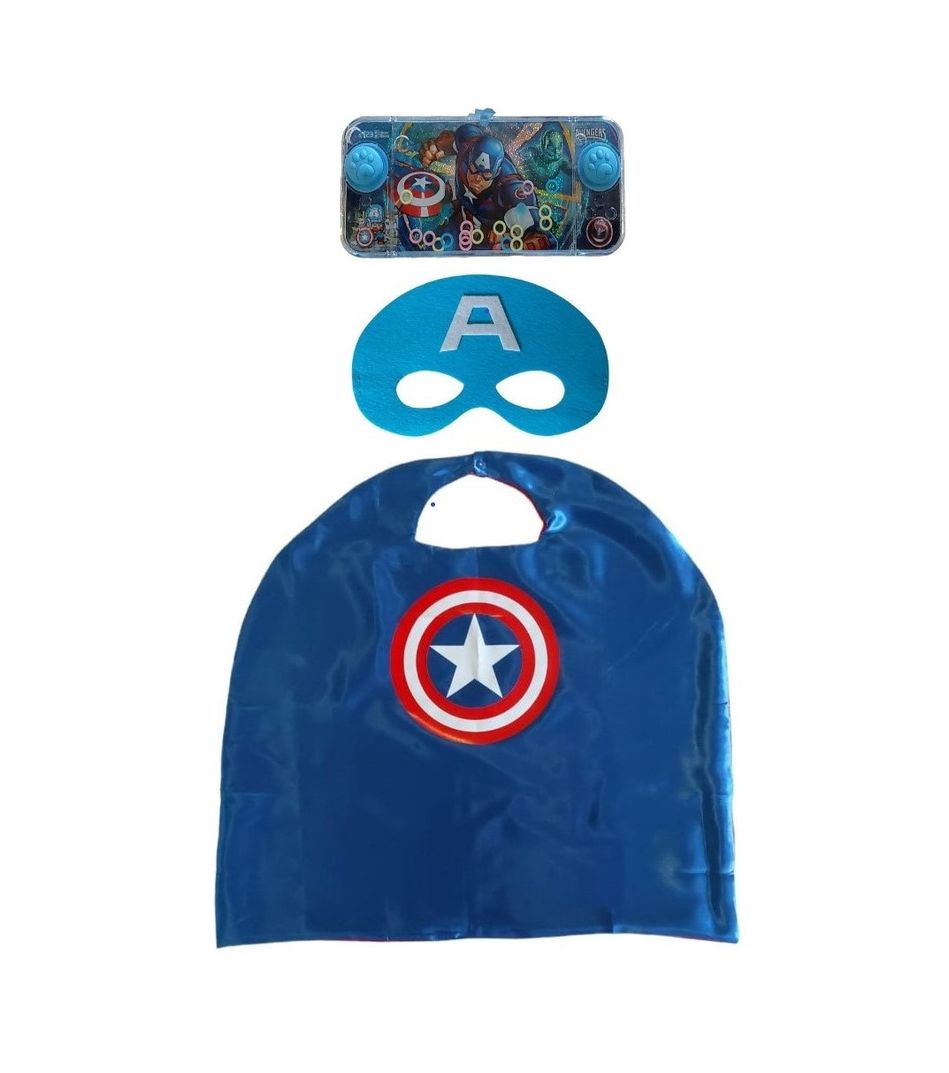 Superhero Cape and Mask with Pocket Water Game - Captain America Inspired |  Buy Online in South Africa 