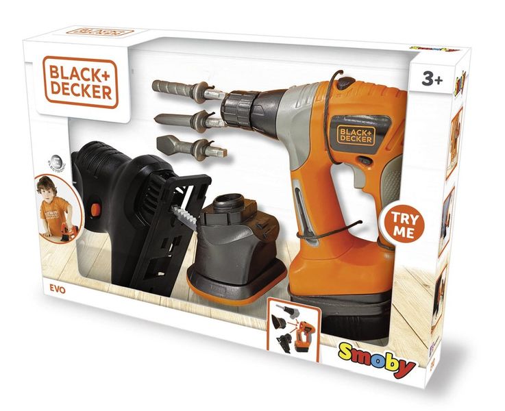 Smoby Black + Decker Evo 4-in-1 Tool