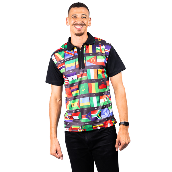 Son of the Soil African Flags Golf Shirt