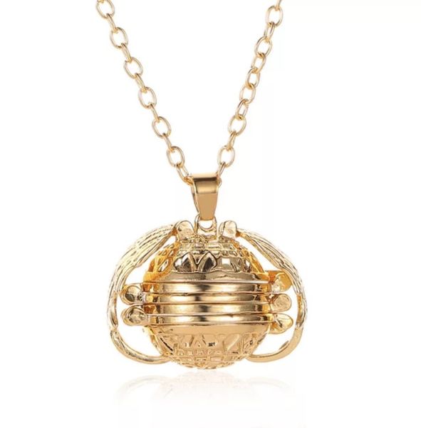 Expanding 5 Photo Locket Necklace - Angel Wing Pendant Memorial gifts