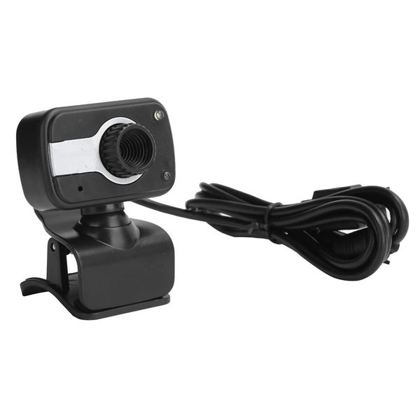 Clip On USB Webcam with 3.5mm Audio Port for Video Meetings