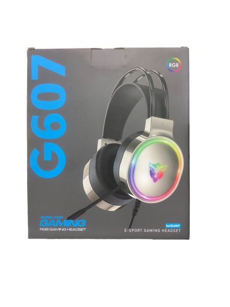 DW Wired Rgb Usb Gaming Headphones (Black&amp;Gold) G607