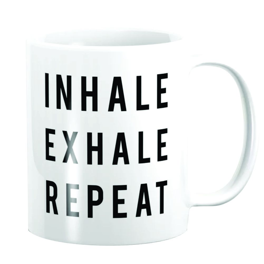 PepperSt Mug - Inhale exhale repeat1 | Shop Today. Get it Tomorrow ...