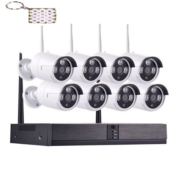 4K 5G Wifi Camera 8 Channel 1080p+key holder