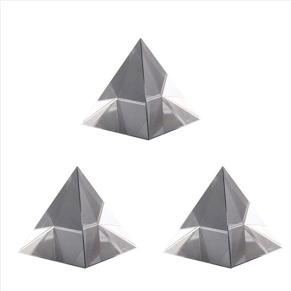 Prism Optical Glass Pyramid 40Mm High Rectangular Polyhedron