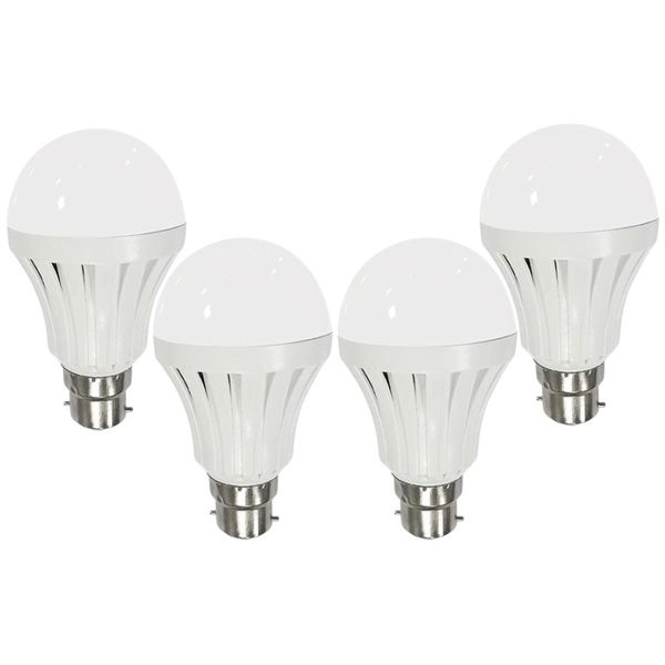 4 Pack Loadshedding LED 9W Rechargeable Super Bright Smart Light Bulbs