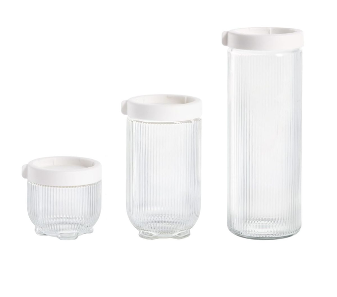 HS-Glass Food Storage Container Set -