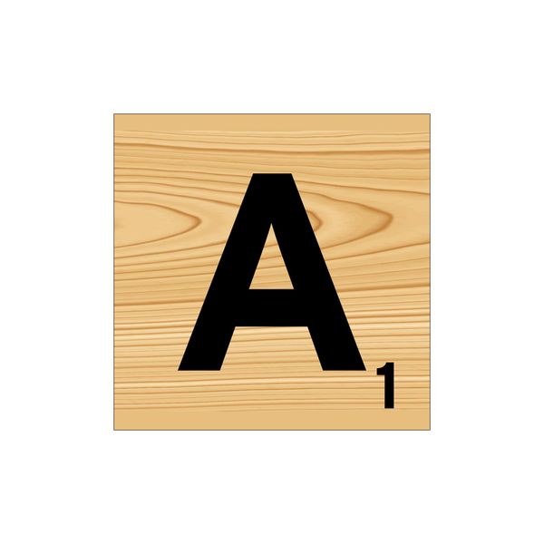 Scrabble Wall Art - A