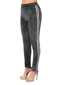 Stretch Fit Velvet Women Winter Leggings Sweatpants Tracksuit Pants - Grey, Shop Today. Get it Tomorrow!