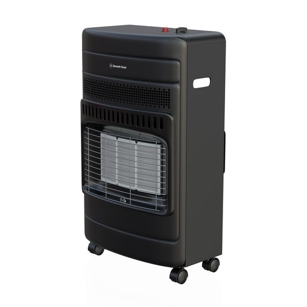 Bennett Read 3-Panel Gas Heater Black