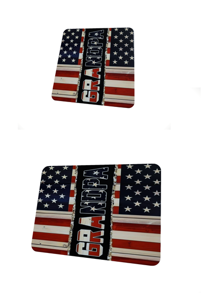 Grandpa 2 - Mouse Pad and Coaster Set