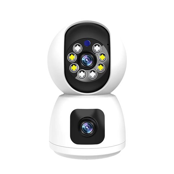 Dual-lens Security Camera, Professional WiFi Indoor Camera, Home Security