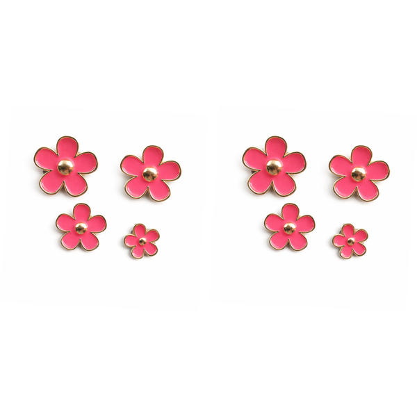 8 Piece - Daisy Car Air Vent Aromatherapy Clip - Pink
