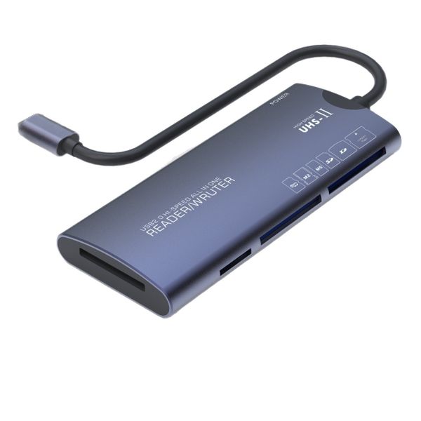 Multi-Format SD Card Reader with CF Support - 6-in-1 for Camera &amp; Phone