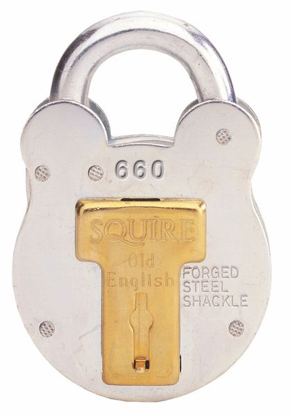 Padlock 64mm 4L Old Galvinised Old English Squire