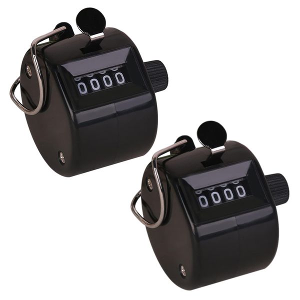 Sport Multifunctional Coach/Trainer 4 Digit Handheld Tally Counter Set of 2