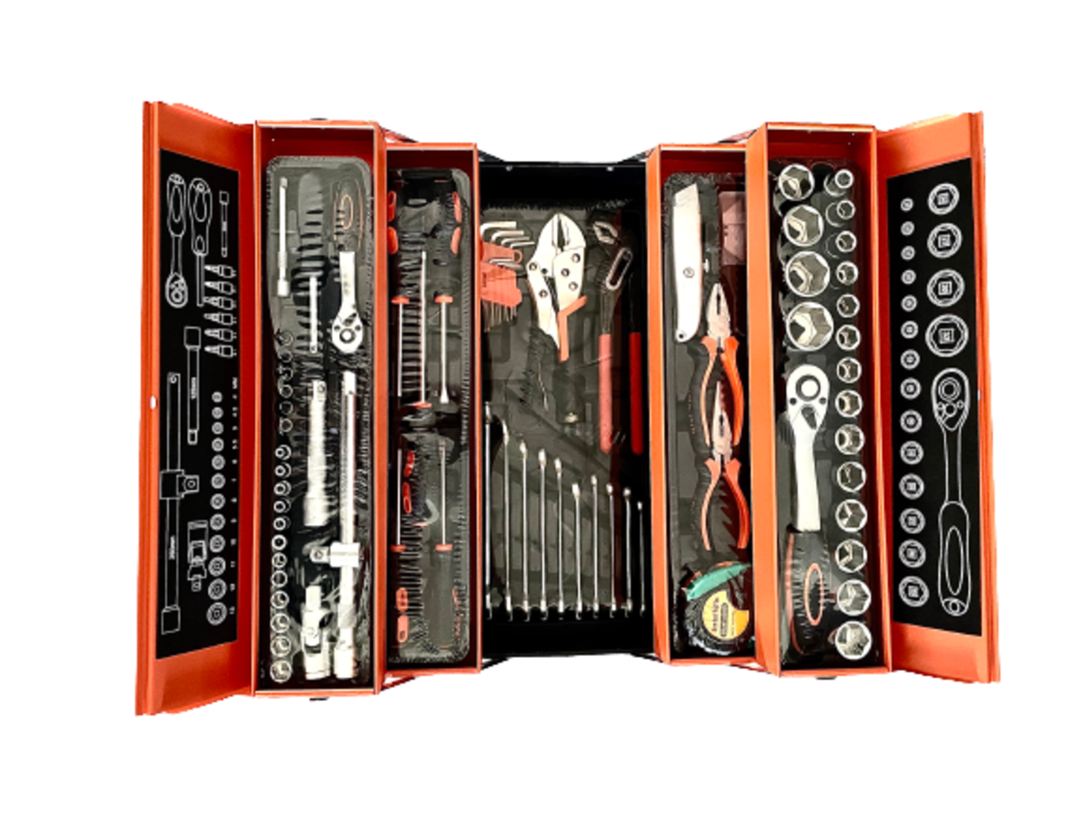85 pc Tool Box Set With Metal Box – Grabbit Online