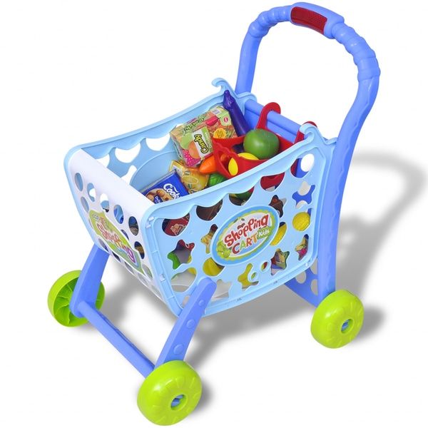 Shopping Cart Trolley Toy - Blue