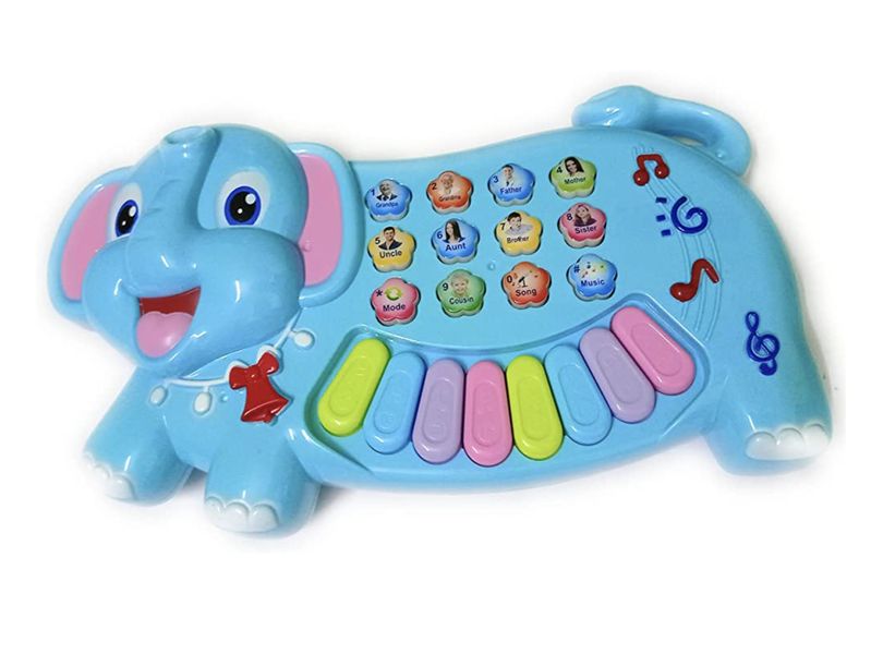 Elephant With Sounds And Lights - Blue image