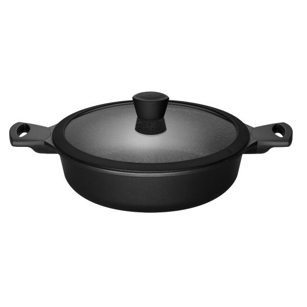 Sola "Fair cooking" 28cm Paella Pan low with glass Lid