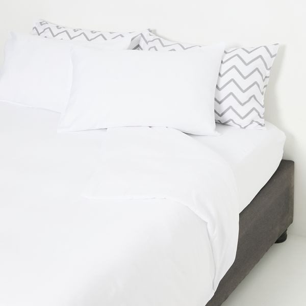 George &amp; Mason - Microfibre Duvet Cover Set - White