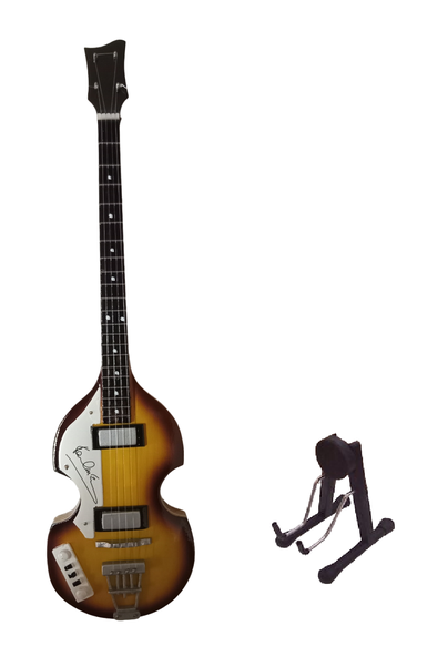 Ornamental Mini Wooden Guitar (Hohner McCartney) 8xm x 26cm