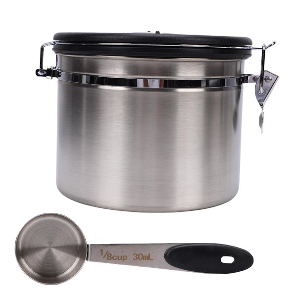 2.5L Sealed Storage Container With Lid,Equipped With Date Tracker And Spoon