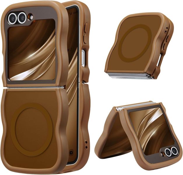 Wave Frame Magnetic Phone Case Compatible With Samsung Galaxy Z Flip 7 5G