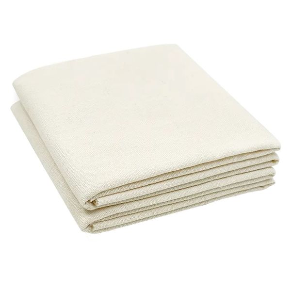 Decor Classic Cotton Needle Embroidery Tufting Fabric 1.5m x 1m